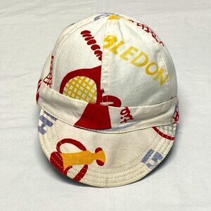 Huntsman Canvas Tennis Wimbledon Cap Hat White 6 7/8 Rare Retro Sportswear